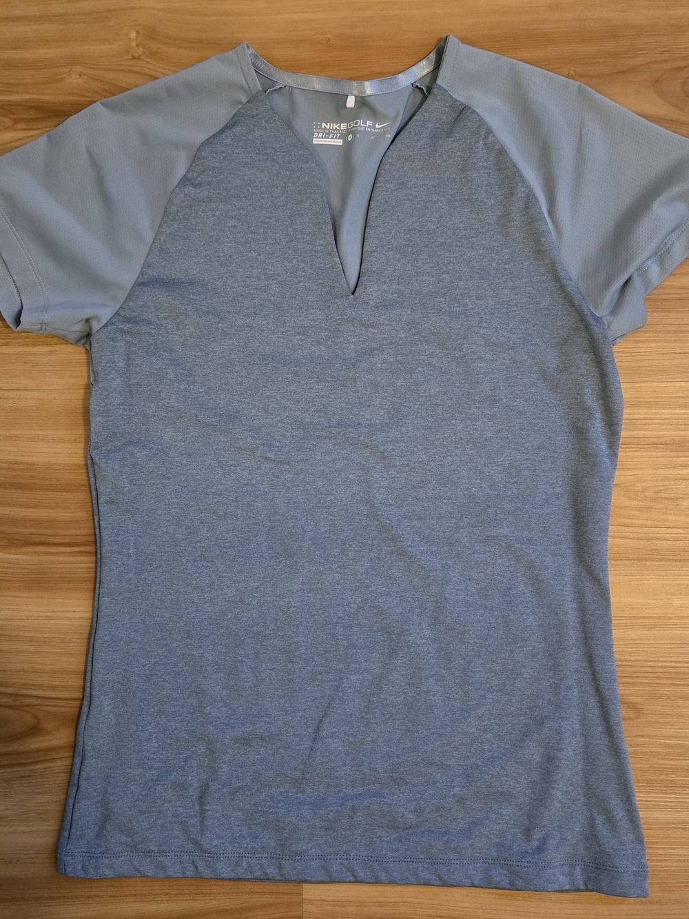 Nike Women's Light Gray Heather Performance Polo